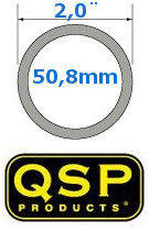 2" (50,8mm) RVS uitlaatdelen van QSP