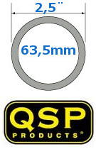 63mm rvs uitlaatdelen