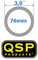 3" (76mm) RVS uitlaatdelen van QSP