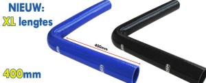 qsp siliconen xl slangen blauw 135 graden