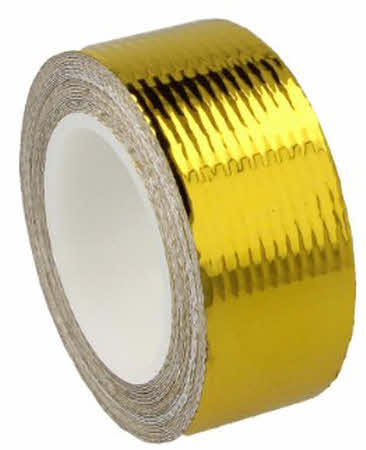 hittewerende tape 25mm braad Goud