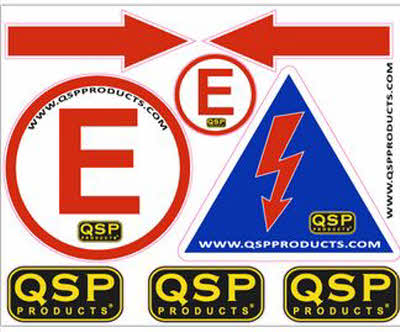 Symbolen Stickers voor race rally auto